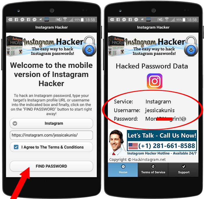 hack a instagram account for free